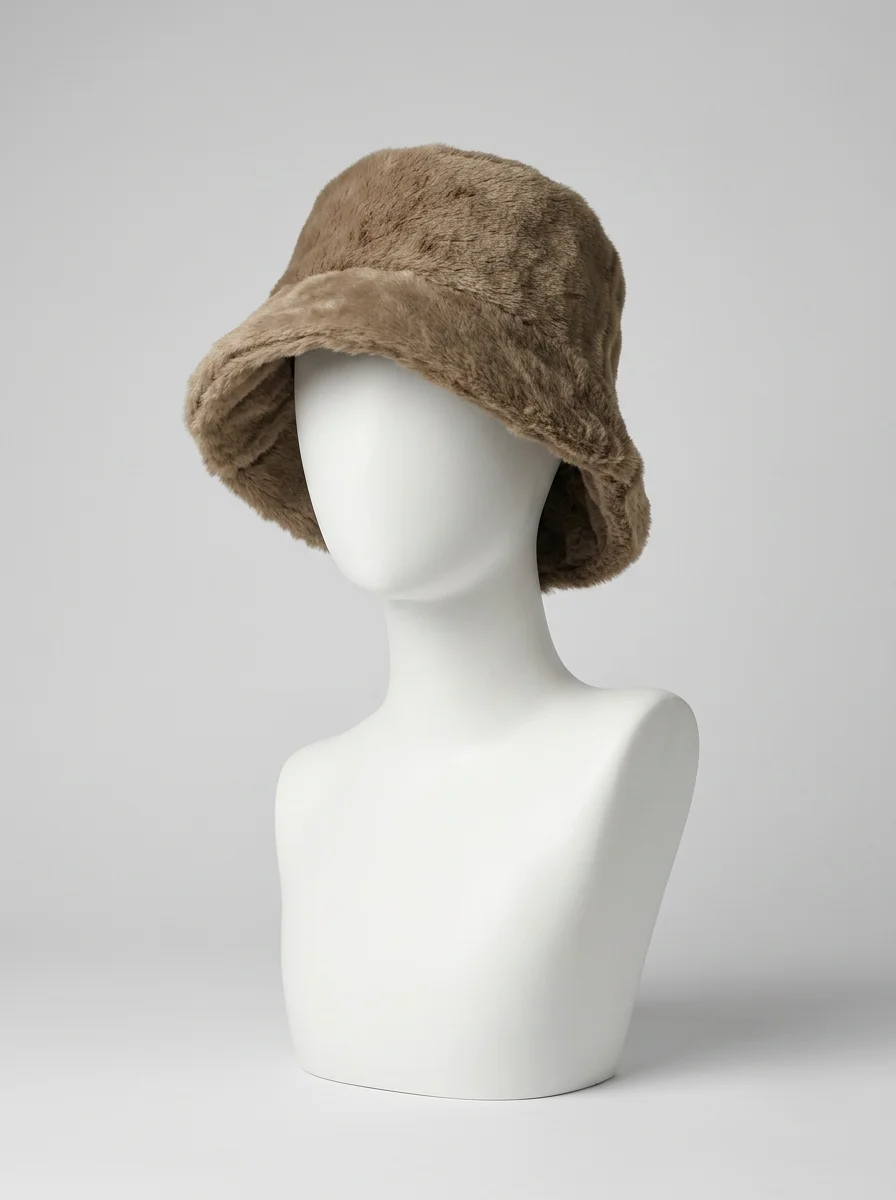 Chapeau cloche fausse fourrure femme élégant - Vue 6 - Chapeau cloche