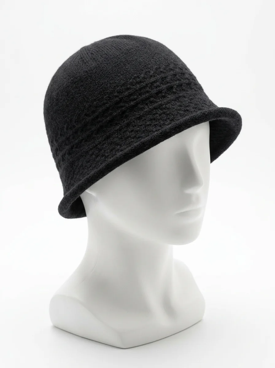 Chapeau cloche laine mélangée ajustable hivernal femme - Vue 1 - Chapeau cloche