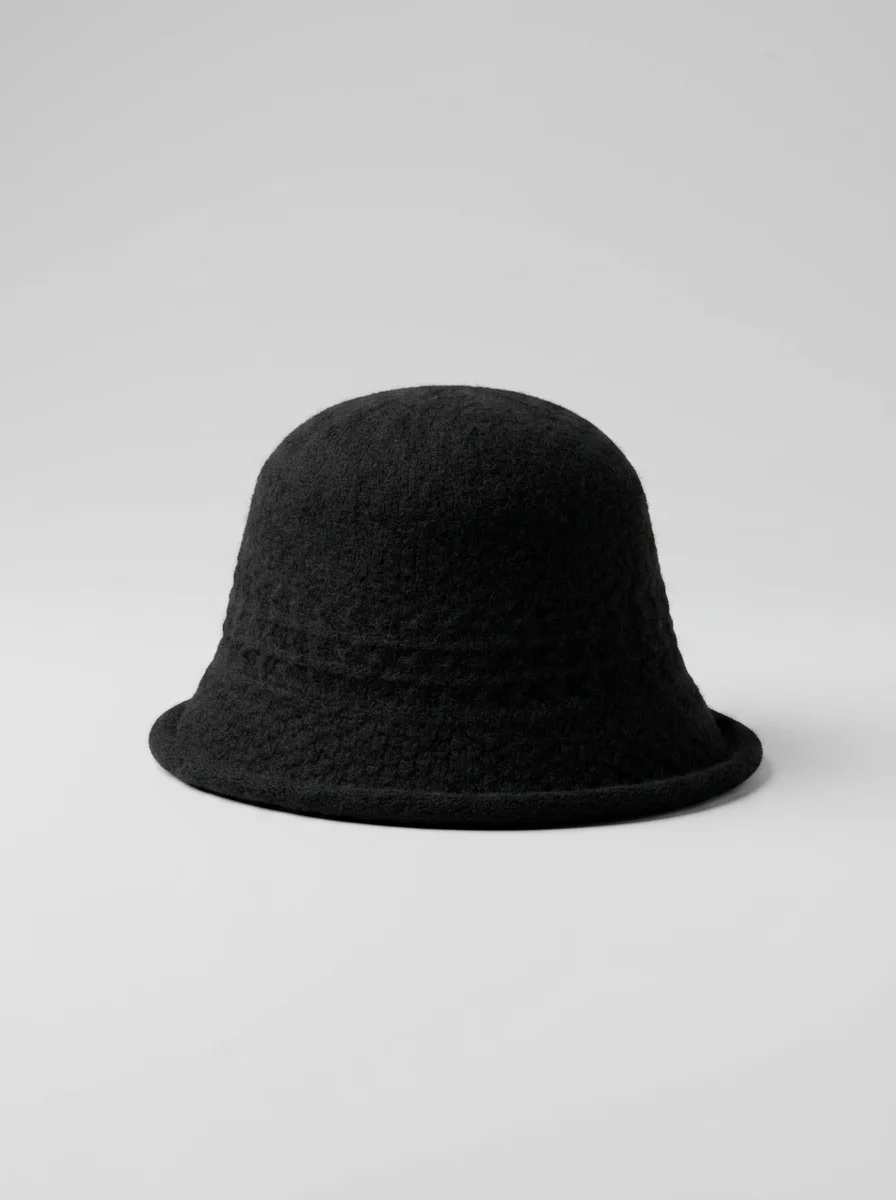 Chapeau cloche laine mélangée ajustable hivernal femme - Vue 5 - Chapeau cloche