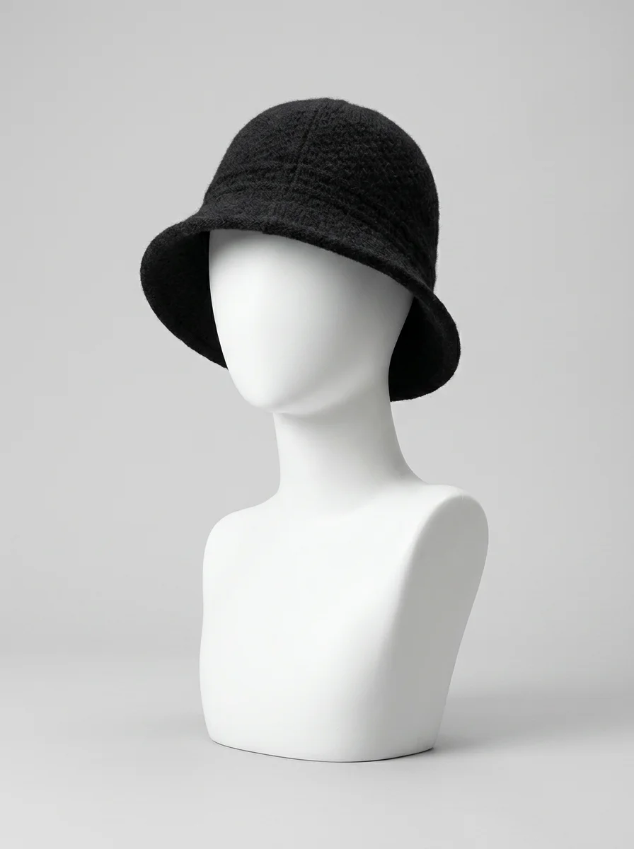 Chapeau cloche laine mélangée ajustable hivernal femme - Vue 6 - Chapeau cloche
