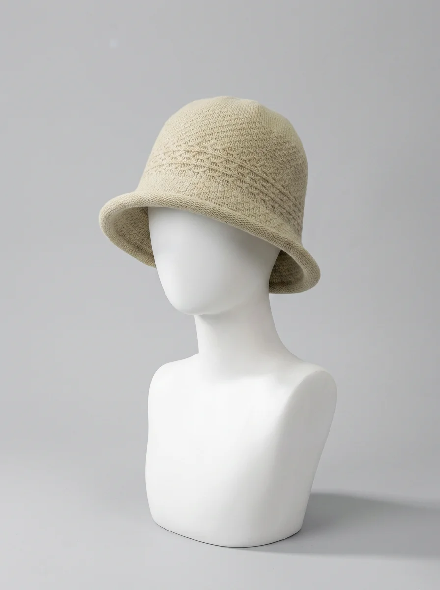 Chapeau cloche laine mélangée ajustable hivernal femme - Vue 8 - Chapeau cloche
