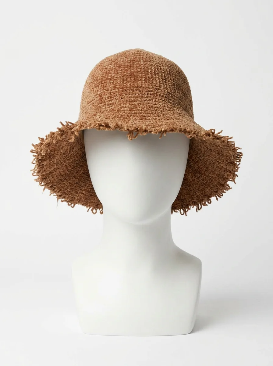 Chapeau cloche viscose femme ajustable style bohème - Vue 1 - Chapeau cloche