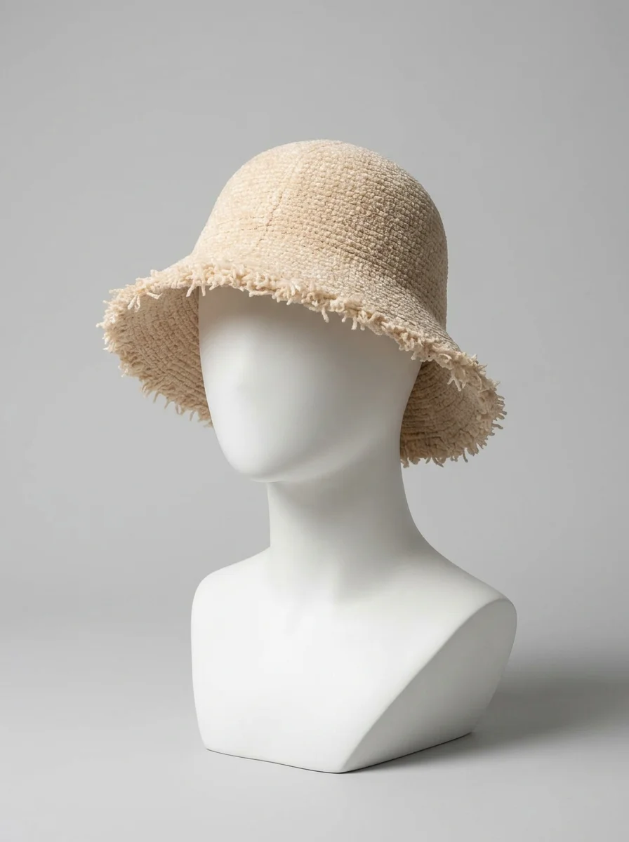 Chapeau cloche viscose femme ajustable style bohème - Vue 10 - Chapeau cloche