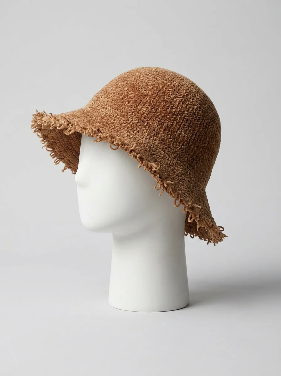 Chapeau cloche viscose femme ajustable style bohème - Vue 2 - Chapeau cloche