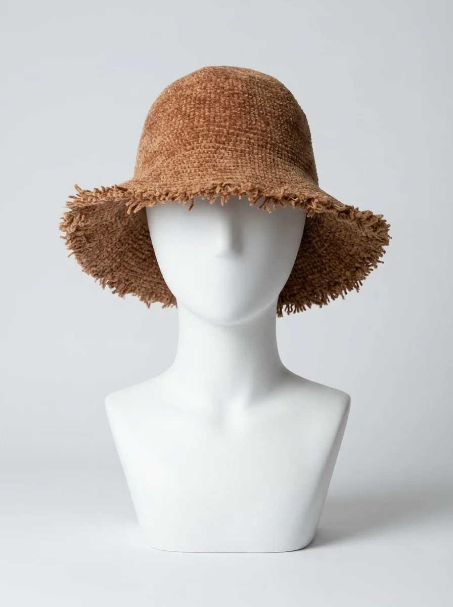 Chapeau cloche viscose femme ajustable style bohème - Vue 6 - Chapeau cloche